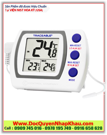 Traceable 4727, Nhiệt kế Tủ lạnh Tủ đông –50°C đến 70°C Traceable @ 4727 Memory Monitoring Plus Thermometer 